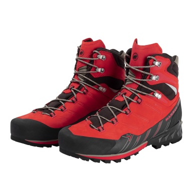 Mammut Hiking Boots Kento Advanced High GTX (Mountain Boots with limited crampon compatibility, waterproof) red Men